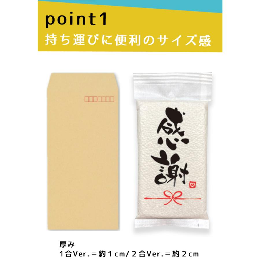 引越し挨拶品 郵便ポストに入れられる 『100個以上専用〜令和5年産 新米 長野県産コシヒカリ 2合 300ｇ』 引っ越し祝い 引っ越し 挨拶 ギフト お米 品物 手土産