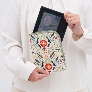 6吋電子書收納包(閱讀器保護套)/印花樂 x Soupy Tang/森林萬花筒