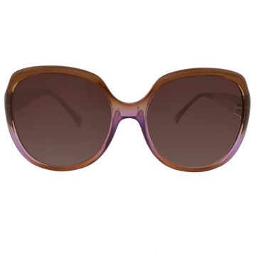 LOEWE 羅威簡約百搭款 街頭時尚大框太陽眼鏡(透明咖啡/透明紫 SLW775-0AFZ)