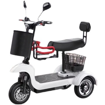 電動機車 電動代步車 家用機車 小型機車 新款電動三輪車家用小型成人電動滑板車女士迷你電瓶車老人代步車MM41公司貨