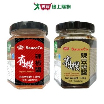 味榮有機辣醬系列(辣椒醬/辣豆瓣醬)(180g/罐)【愛買】