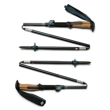 Black Diamond 登山杖【午夜藍 120-135cm】Trail Vista FLZ 112560【兩入一組】
