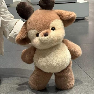 幼崽高品質超萌跑跑系列小鹿尤尼毛絨玩具玩偶公仔娃娃女生日禮物生日禮物 禮物生日禮物 禮物