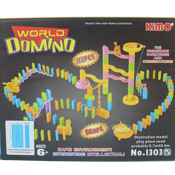 多米諾骨牌 NO.1303 益智骨牌 約113片入/一盒入(促300) 積木骨牌 塑料骨牌秀玩具組-CF125644【APP滿額下單10%點數(單一帳號最高5000點)】1/31止