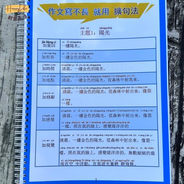 繁體字版香港澳臺閱讀寫作小作文寫話寫不長就用擴句法五感法訓練 c7091