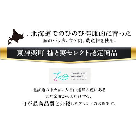 ふるさと納税 北海道産豚バラベーコンと3種のソーセージセット 北海道東神楽町