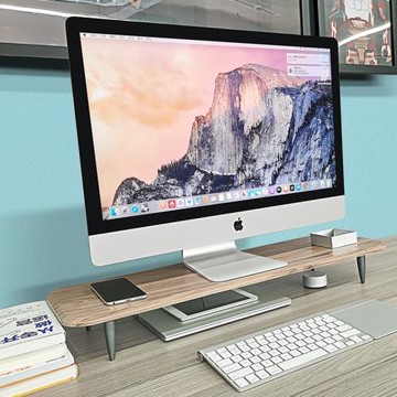 電腦顯示器增高架收納辦公桌面置物架一體機支撐架顯示屏墊高底座