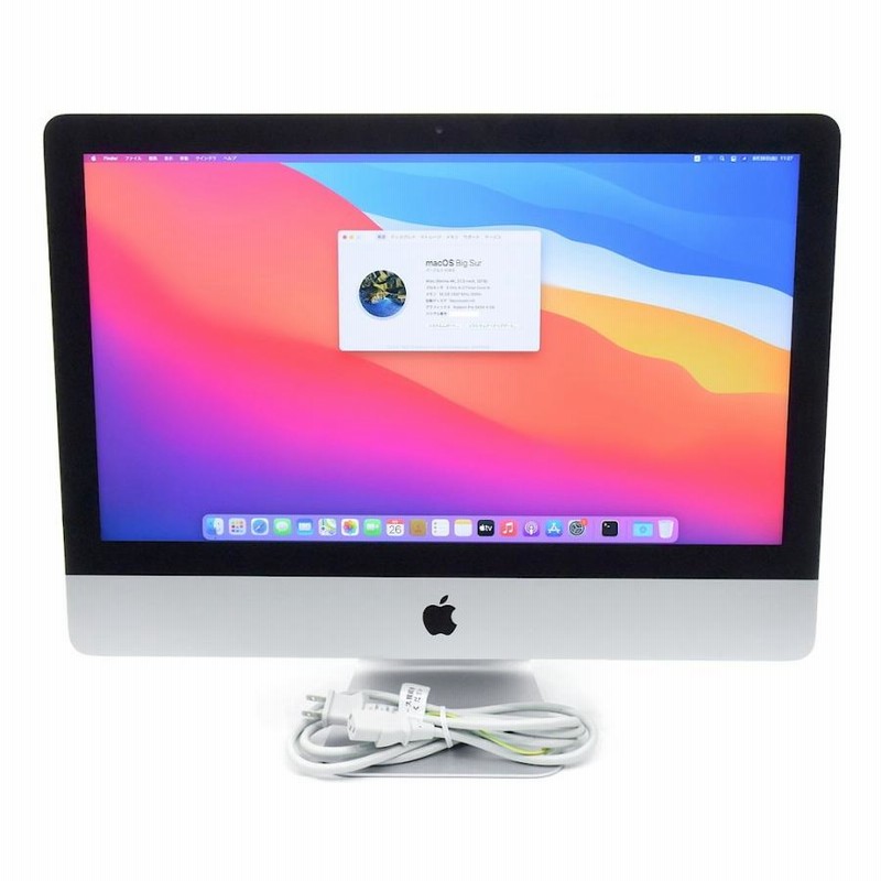 Apple iMac Retina 4K 21.5インチ Late 2015 Core i5-5675R 3.1GHz 8GB