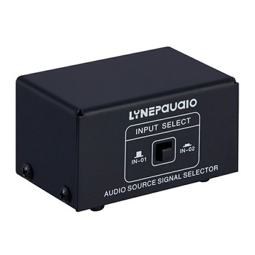 LYNEPAUAIO 3.5mm/RCA 一進二出/二進一出選擇切換器 雙向切換 不支援同步輸出 鍍金RCA (40-061-02)