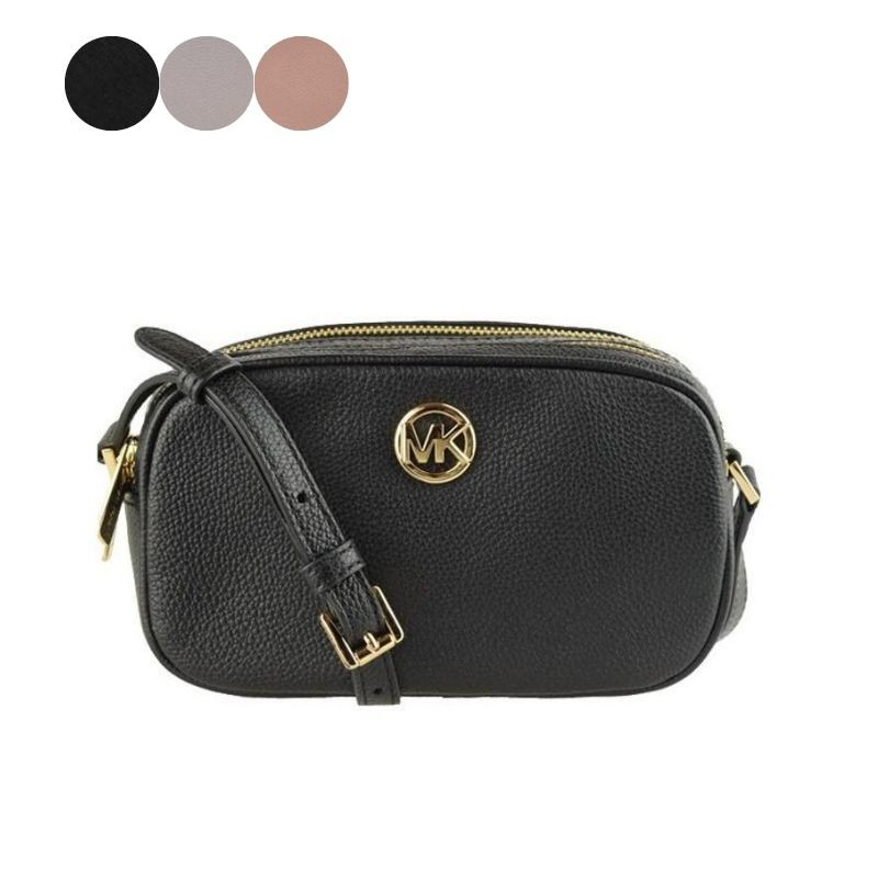 MICHAEL KORS 全真字母LOGO皮雙層相機包 2款 廠商直送