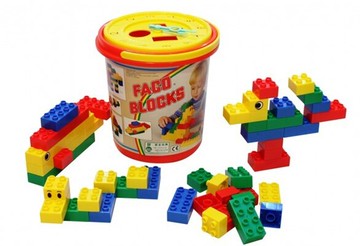 【FACO】現貨 促銷 特大積木組 50PCS TA-2005 / 桶