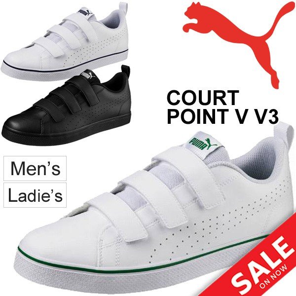 プーマ スニーカー メンズ レディース Puma コートポイント V V3 コートタイプ シューズ ベルクロ ローカット スポーティ カジュアル 通販 Lineポイント最大0 5 Get Lineショッピング