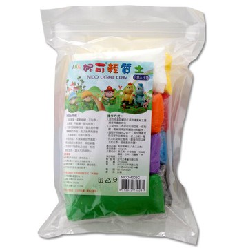 妮可輕質土 400g 8色主色組 / 包 NICO-4008C【APP滿額下單10%點數(單一帳號最高5000點)】1/31止