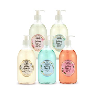 SABON 輕潤沐浴油 500ml (綠玫瑰/白茶/經典/茉莉花語/香蘋薰衣草/玫瑰茶語)