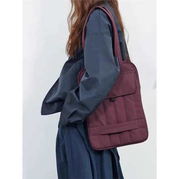 2025秋冬新款單肩包多用途托特包簡約通勤ipad防護包手提電腦包