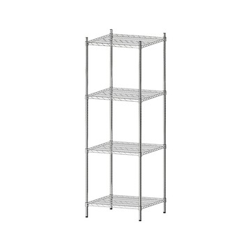 【dayneeds】荷重型 60x60x180公分 四層電鍍(鎖管)波浪架