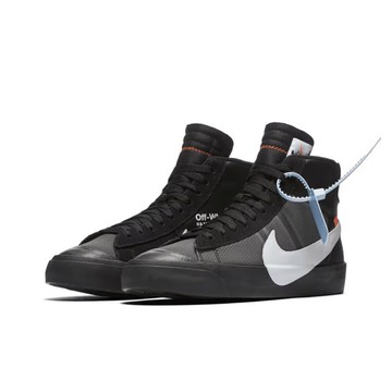 AA3832-001 Off-White x Nike Blazer Mid Black 黑白 男鞋 AA3832-001