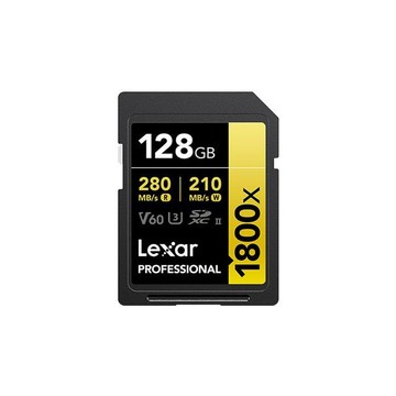 Lexar Professional 1800x UHS-II U3 128G 記憶卡
