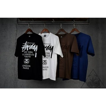 【HYDRA】Stussy 26 World Tour Tee 世界巡迴 草寫 字體 短T【SUY135】