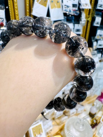 小精品赫基蒙黑閃靈11mm34.63g不受噩夢擾侵淨化七輪冥想