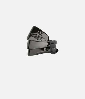 Vivienne Westwood Knuckleduster Ring Gunmetal Silver Unisex