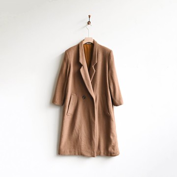 【蛋植物古著】閒適氣息日本製毛料古著大衣