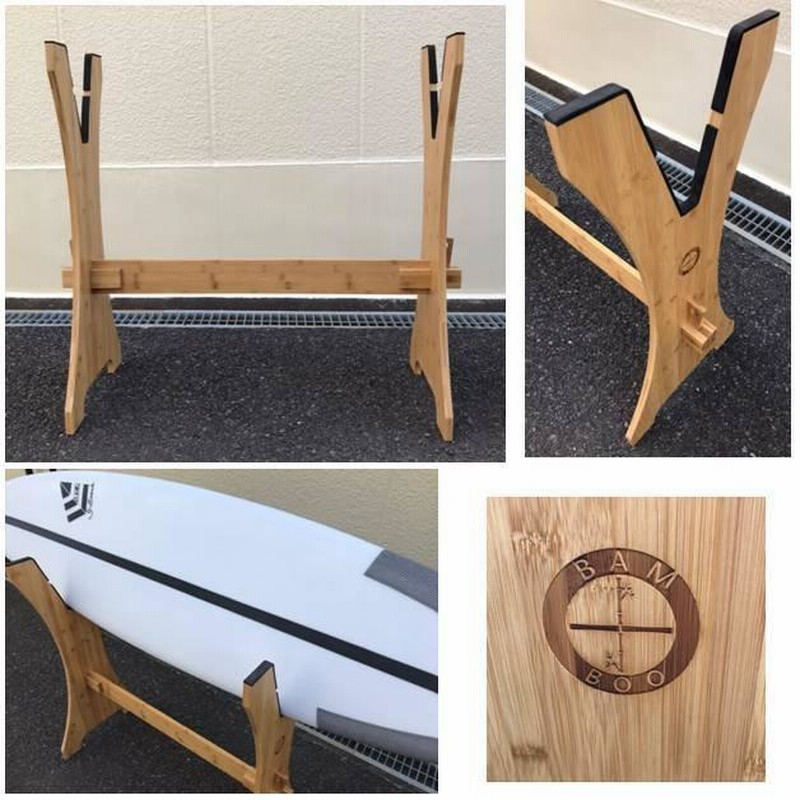 送料無料 サーフボード ラック バンブーラック Bamboo Surf Rack OH18 ディスプレイスタンド サーフィン ショートボード  ファンボーロ レトロ スタンド | LINEブランドカタログ