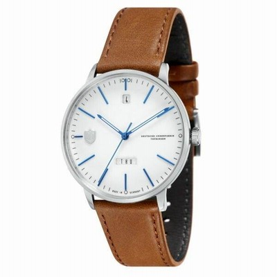 ドゥッファ DUFA HANNES DAY-DATE ホワイトダイアル ブラウン
