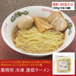 速茹ラーメン 200g×5玉×8袋 全部で40玉入り8kg 業務用 冷凍麺 中華麺 はやゆでらーめん 簡単調理 お徳用 まとめ買い 仕入れ 澤志庵 た