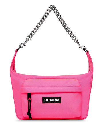 Balenciaga - Raver medium shoulder bag - women - Polyester/Lambskin - One Size - Pink