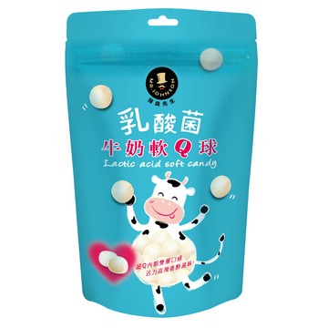 乳酸菌牛奶軟Q球 100g/袋【現貨】