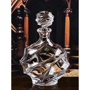 捷克進口BOHEMIA水晶玻璃炫光酒具威士忌酒瓶洋酒樽紅酒醒酒器