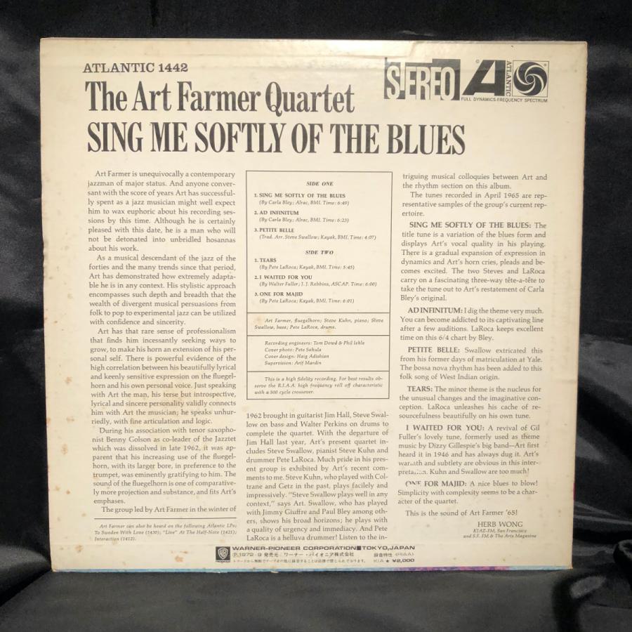 The Art Farmer Quartet   Sing Me Softly Of The Blues  LP ATLANTIC・WARNER-PIONEER