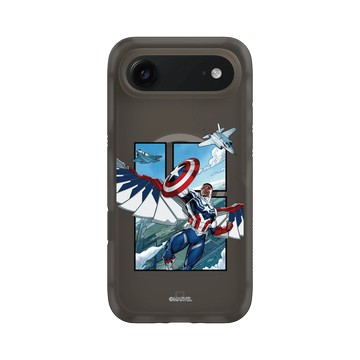 iPhone Air AirX 本質黑 - 迪士尼-漫威 Marvel - 漫威系列 - 美國隊長 – 盾牌圖案