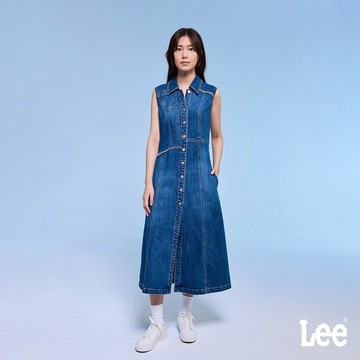 Lee 牛仔背心洋裝 中藍洗水 LB418006245