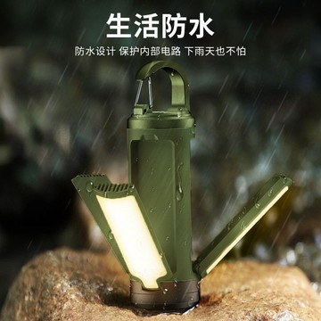 【熱銷爆款】可摺疊戶外三葉燈露營手電野營帳篷照明攝影燈光營地