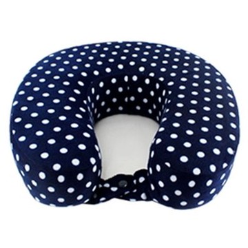 現貨+預購 護頸枕頭 U型肩頸枕-點點圖案午睡旅行必備慢回彈記憶棉居家用品3色73o30【獨家進口】【米蘭精品】