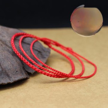 本命年紅繩編織手鏈女極細腳繩手工飾品腳鏈男平安情侶閨蜜學生