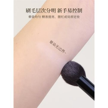 愛物極物小扇形多功能刷腮紅提亮細節定妝一刷多用羊毛化妝刷FW41