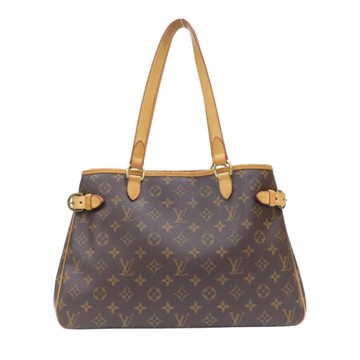 LOUIS VUITTON LV 路易威登 棕色 原花帆布 Batignolles Horizontal 肩背包 M51154 【二手名牌BRAND OFF】