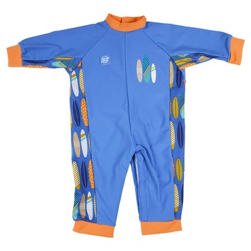 Splash About UV All in One 嬰兒抗UV連身泳衣，UPF 50+ 舒適易穿脫  腰圍59cm 肩線至胯下33cm 衣長51cm  衝浪小子