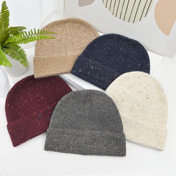 CB織標彩點反摺帽-多色任選