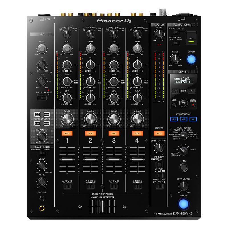 DJミキサー Pioneer DJ 4チャンネルDJミキサー DJM-750MK2