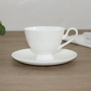 唐山骨質瓷芒果咖啡杯碟歐式潮款純白陶瓷創意下午茶支持logo印制