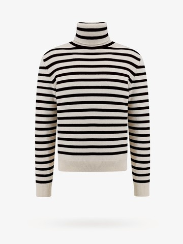 Wool and cashmer sweater with striped motif - CELINE - gender_Man