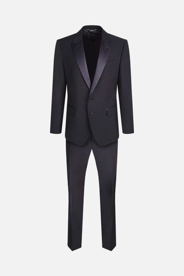 DOLCE & GABBANA wool and silk blend three-pieces tuxedo suit Man