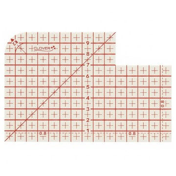 Clover 可樂牌 熨斗用定規尺 150 x 100mm  1個