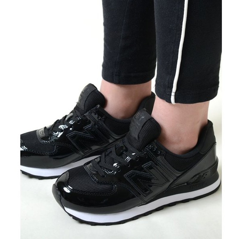 New Balance Wl574 Ta2 ニューバランス Wl574 Ta2 ブラック 黒 パテントレザー レディース スニーカー Wl574ta2 通販 Lineポイント最大0 5 Get Lineショッピング