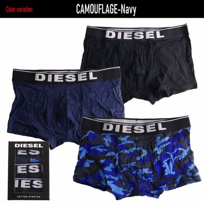3点セット DIESEL ディーゼル ボクサーパンツ メンズ アンダーウェア  