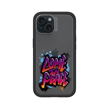 iPhone 15 Mod NX 黑 - Graffiti / 街頭塗鴉 - 我為和平而來